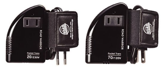Pocket Trans Step-Down Adapter - 110-130V, 220-240V current for Europe, North America - Japan Trend Shop