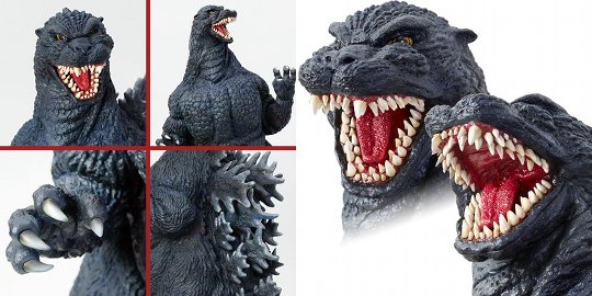 Godzilla vs. Biollante Kaiju Model - 1/80 scale monster figure set - Japan Trend Shop