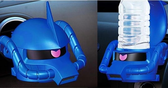 Gundam Car Ashtray and Cup Holder Double Set - GOUF MS-07B or ZAKU II MS-06S anime characters - Japan Trend Shop
