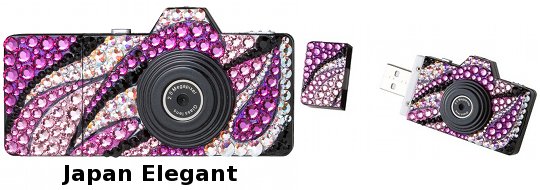 Sominin Bijou USB Digital Camera - Decorated fashion mini toy camera for girls - Japan Trend Shop