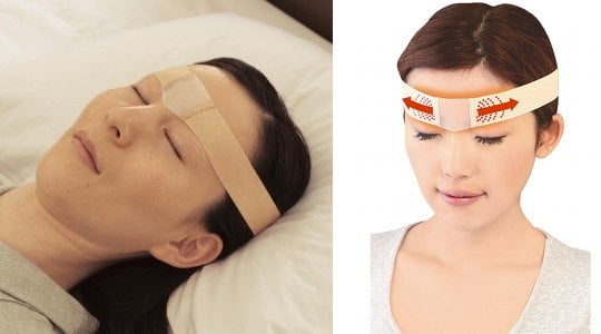 Oyasumi Goodnight Brow Stretcher - Sleeping band fights wrinkles on skin at night - Japan Trend Shop