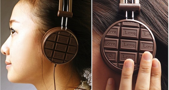 Sound Like Chocolate Scented Headphones - Stereo chocolate bar aroma earphones - Japan Trend Shop