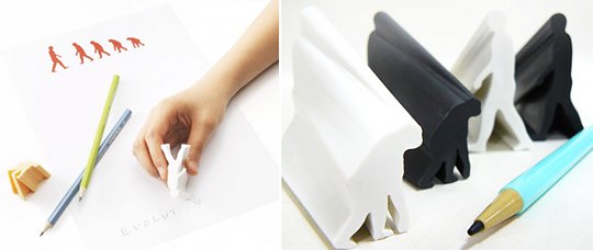 Evolution Eraser - Set of designer rubbers by Hiroyuki Shiratori - Japan Trend Shop