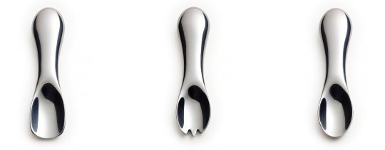15.0% Ice Cream Spoon Set of 3 - Fifteen percent designer aluminum spoon - Japan Trend Shop