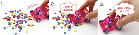 Mini Cleaner Desktop Duster Car - Toy cleaning vehicle designer office tool - Japan Trend Shop