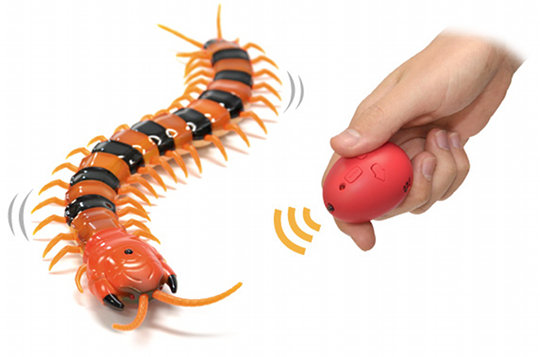 Infrared RC Centipede - Remote control USB creepy-crawly toy - Japan Trend Shop