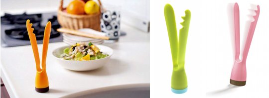 Swing Tongs - Kitchen tongs sway, stand up - Japan Trend Shop