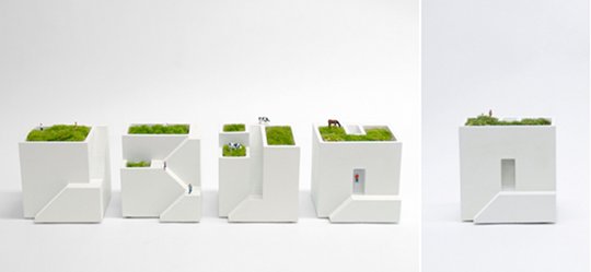 Ienami by Metaphys - Designer home mini plant pot - Japan Trend Shop