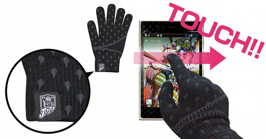 JoJo's Bizarre Adventure Bucciarati Smartphone Gloves - Hirohiko Araki manga character glove for touch screen - Japan Trend Shop