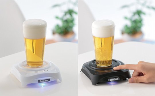 Sonic Hour Beer Head Froth Maker - Takara Tomy ultrasonic bubble frother - Japan Trend Shop