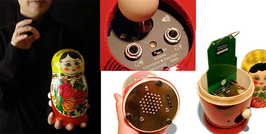 Matryomin Theremin in Matryoshka - Russian doll instrument by Masami Takeuchi - Japan Trend Shop