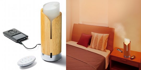 Akari Lautsprecher und Duftlampe - Ultraschall-Diffuser und Lichttherapie-Lampe - Japan Trend Shop