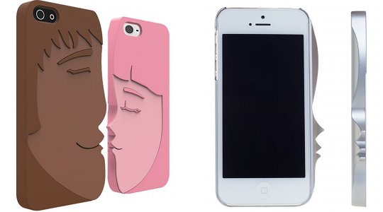 Ozaki O!coat Lover+ iPhone 5 Cover for Couples - Pair of romantic kissing cases - Japan Trend Shop