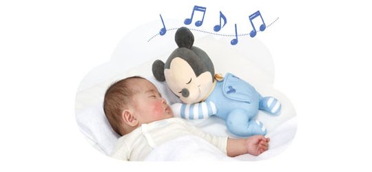 Issho ni Nenne Baby Mickey Mouse - Disney character womb doll by Takara Tomy - Japan Trend Shop