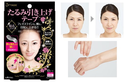 Tarumi Lift Tape - Fight wrinkles, stretch skin - Japan Trend Shop