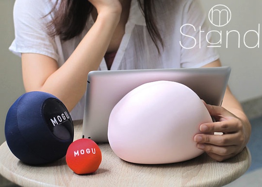 Mogu Tablet Stand - Cushion prop for iPad, Galaxy - Japan Trend Shop