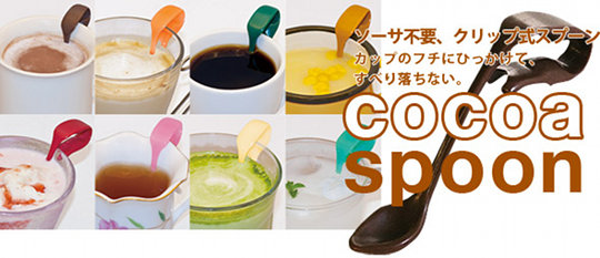 Picklip Cocoa Spoon Set - Colorful stirring handles for cups, glasses - Japan Trend Shop