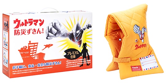 Ultraman Earthquake Kids' Zukin Hood - Disaster fire-proof head protection character design - Japan Trend Shop