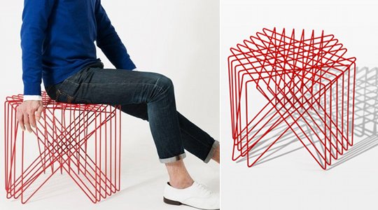 Kagome Stool - Designer furniture seat - Japan Trend Shop