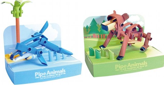 Pipeanimals - Paper craft creature models - Japan Trend Shop