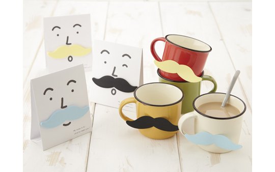 Mustache-it Sticky Notes - Comic novelty adhesive stationery - Japan Trend Shop