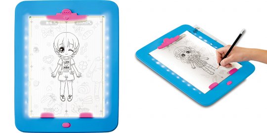 Girl's Designer Collection - Manga illustration picture drawing LED screen set - Japan Trend Shop