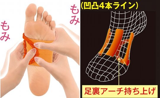 Momi Sole Massagers - Feet, foot sleep massaging - Japan Trend Shop