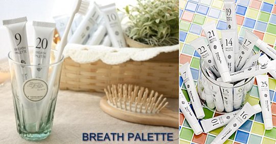 Breath Palette Flavored Toothpastes Full Pack