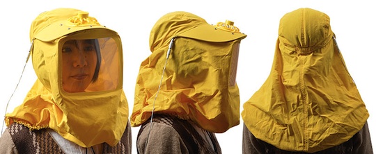 USB Pollen Blocker by Thanko - Hay fever protection suit hood - Japan Trend Shop