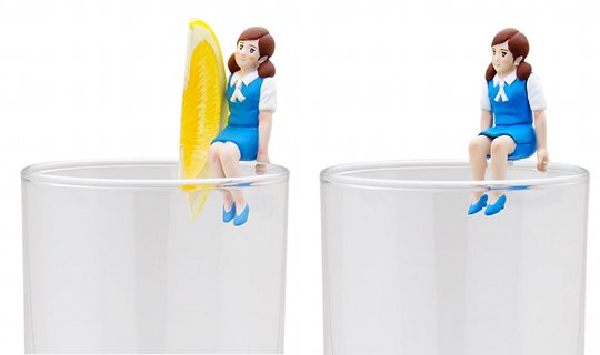 Koppu no Fuchiko Capsule Toy Set - Gachapon mini Office Lady figure - Japan Trend Shop