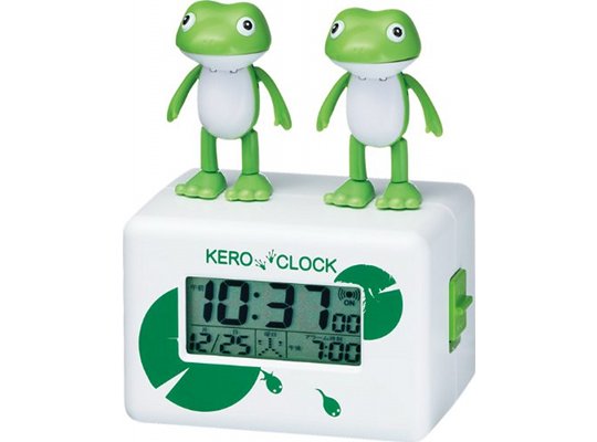 Kero Clock 2 - Singing, talking frog duet alarm clock - Japan Trend Shop