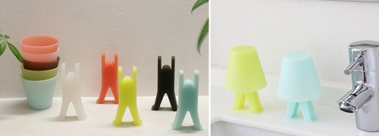 Kobito Cup and Stand - Designer toothbrush cup - Japan Trend Shop