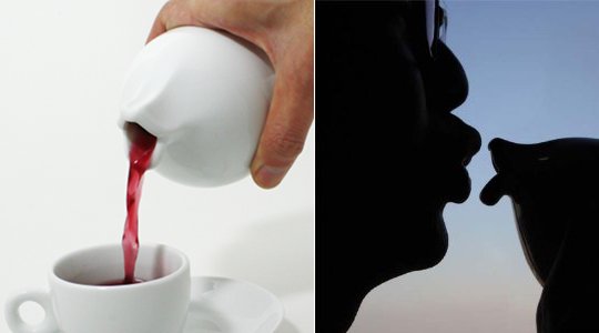 Chu-Lip Pot - Ceramic lips teapot, vase - Japan Trend Shop