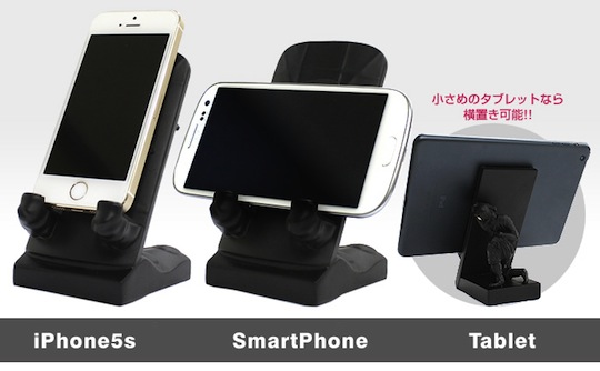Ninja Smartphone Stand - iPhone, tablet rest warrior rest by Hamee - Japan Trend Shop