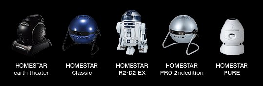 Sega Homestar Disc Star and Moon - Home planetarium extra stargazing software - Japan Trend Shop