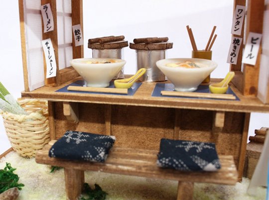 Showa Era Ramen Stand Model - Retro noodle food hut kit - Japan Trend Shop