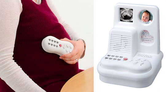 Mama's Womb Sound Memory Recorder - Sound diary device for pregnant mother, babies - Japan Trend Shop