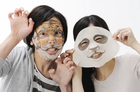 Animal Face Pack - Ueno Zoo panda, tiger beauty masks - Japan Trend Shop