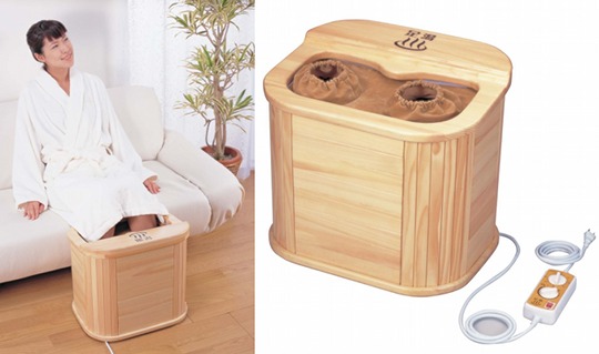 Pokapoka Foot Bath - Infrared radiation natural wooden feet sauna - Japan Trend Shop