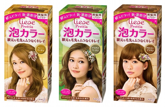 Liese Prettia Awa Bubble Color Hair Dye Set - Sixteen hair dyes by Kao - Japan Trend Shop
