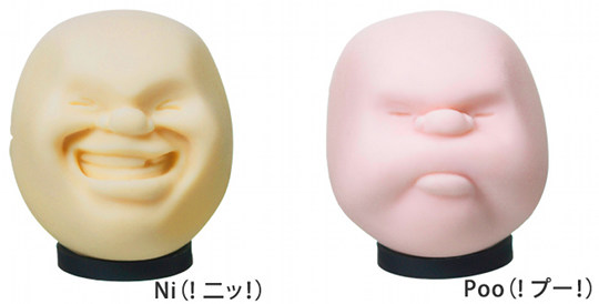 Cao Maru Colors Designer Stress Balls - Squeezable faces for relieving tension - Japan Trend Shop