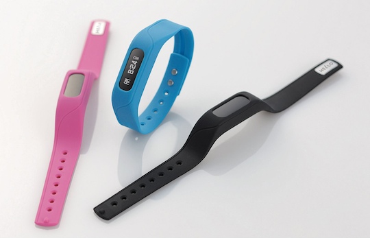 Elecom HCW-WAM01 Wristband Wearable Life Tracker - Fitness, health, sleep log measuring device - Japan Trend Shop