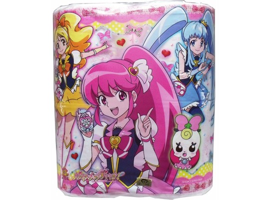 HappinessCharge PreCure! Anime Toilet Paper - Pretty Cure Toei Animation print pack of 4 - Japan Trend Shop