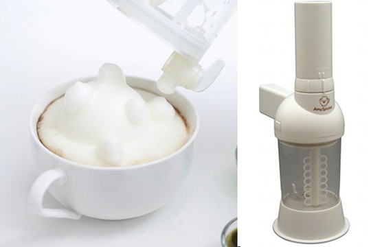 3D Latte Art Maker Awa Taccino - Coffee foam sculpture machine by Takara Tomy - Japan Trend Shop