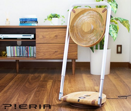 Pieria Fold-Down Room Fan - Stylish adjustable designer cooling - Japan Trend Shop