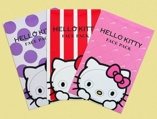 Hello Kitty Narikiri Face Pack - Sanrio character skincare beauty mask - Japan Trend Shop