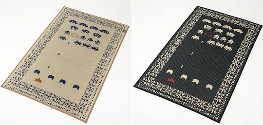 Space Invaders Tatami Rug - Taito video game floor mat - Japan Trend Shop