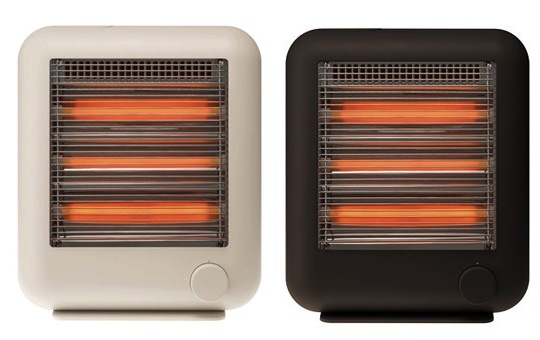 PlusMinusZero Infrared Electric Heater with Steam - +/-0 Naoto Fukasawa designer climate control - Japan Trend Shop