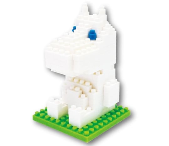 Nanoblock Moomintroll - Miniature block building model - Japan Trend Shop