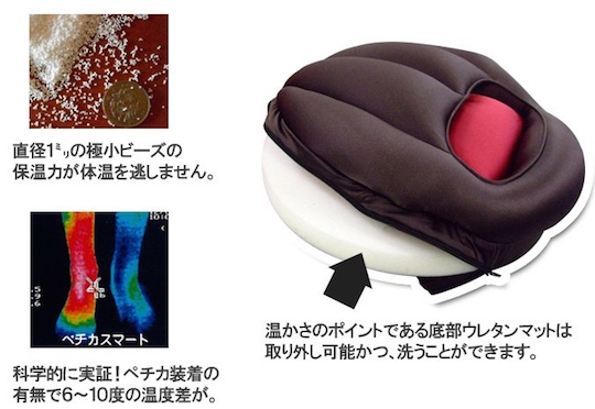 Pechika Foot Warmer Cushion - Eco-friendly feet heat retention slippers - Japan Trend Shop